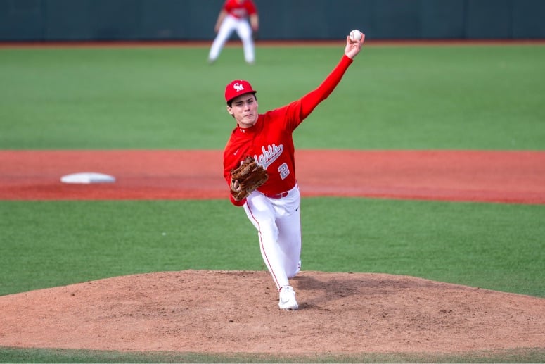 Liam McKinney blasted three home runs for Catholic Memorial this week. (Patrick Donnelly/NEBJ)