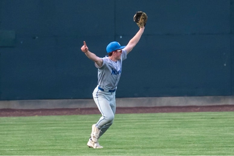Peter Brooks supplied three RBIs in Braintree's win over Newton North. (Patrick Donnelly/NEBJ)