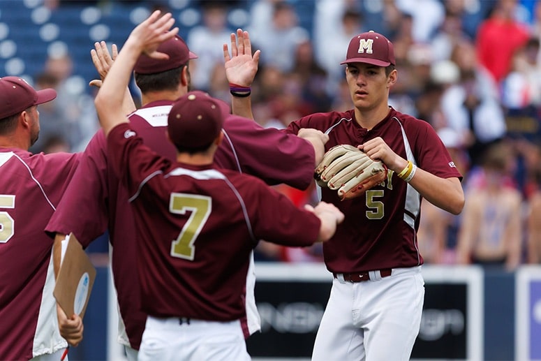 After last spring's title run, Millbury sophomore Ryan Nikiforow started this postseason with a perfect game. (Kyle Prudhomme/NEBJ)